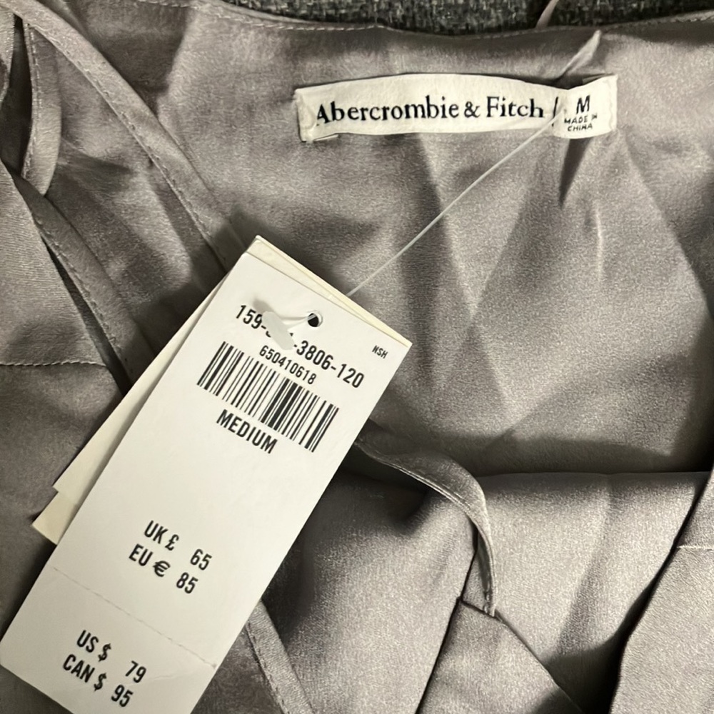✨ Abercrombie & Fitch Cowl Neck Slip Mini Dress - Picture 7 of 12